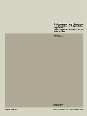 cover image of Bruchwiderstand und Bemessung von Stahlbeton- und Spannbetontragwerken